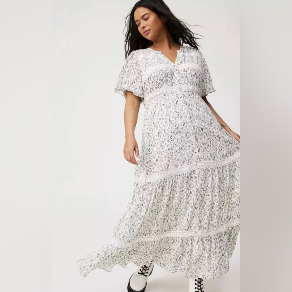 🔥 Torrid Prairie Button Front Maxi Dress 1X